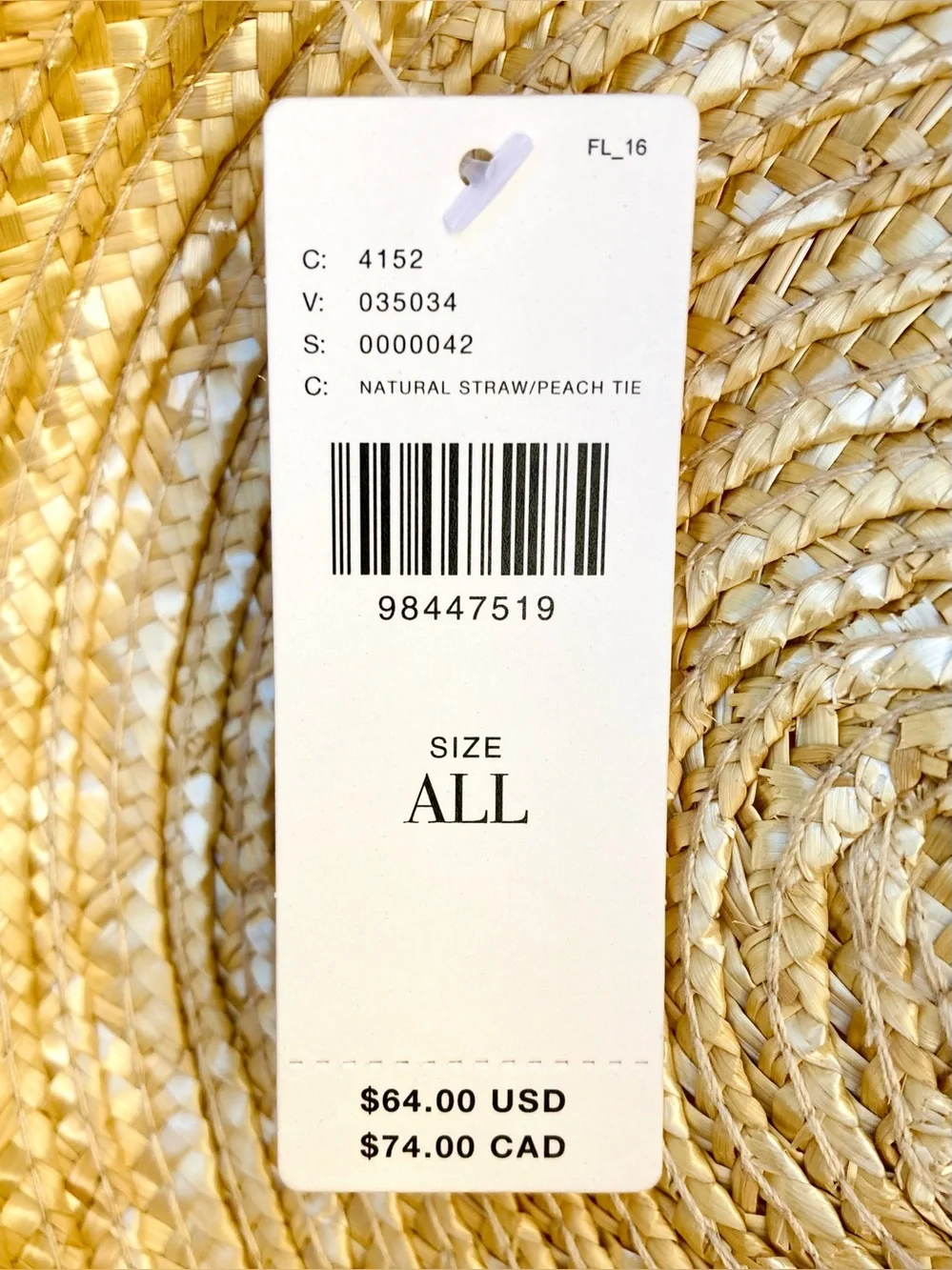 Anthro ❉ Wyeth Extended Wide Brim Boater Straw Hat with Tie Ribbon Chin Strap